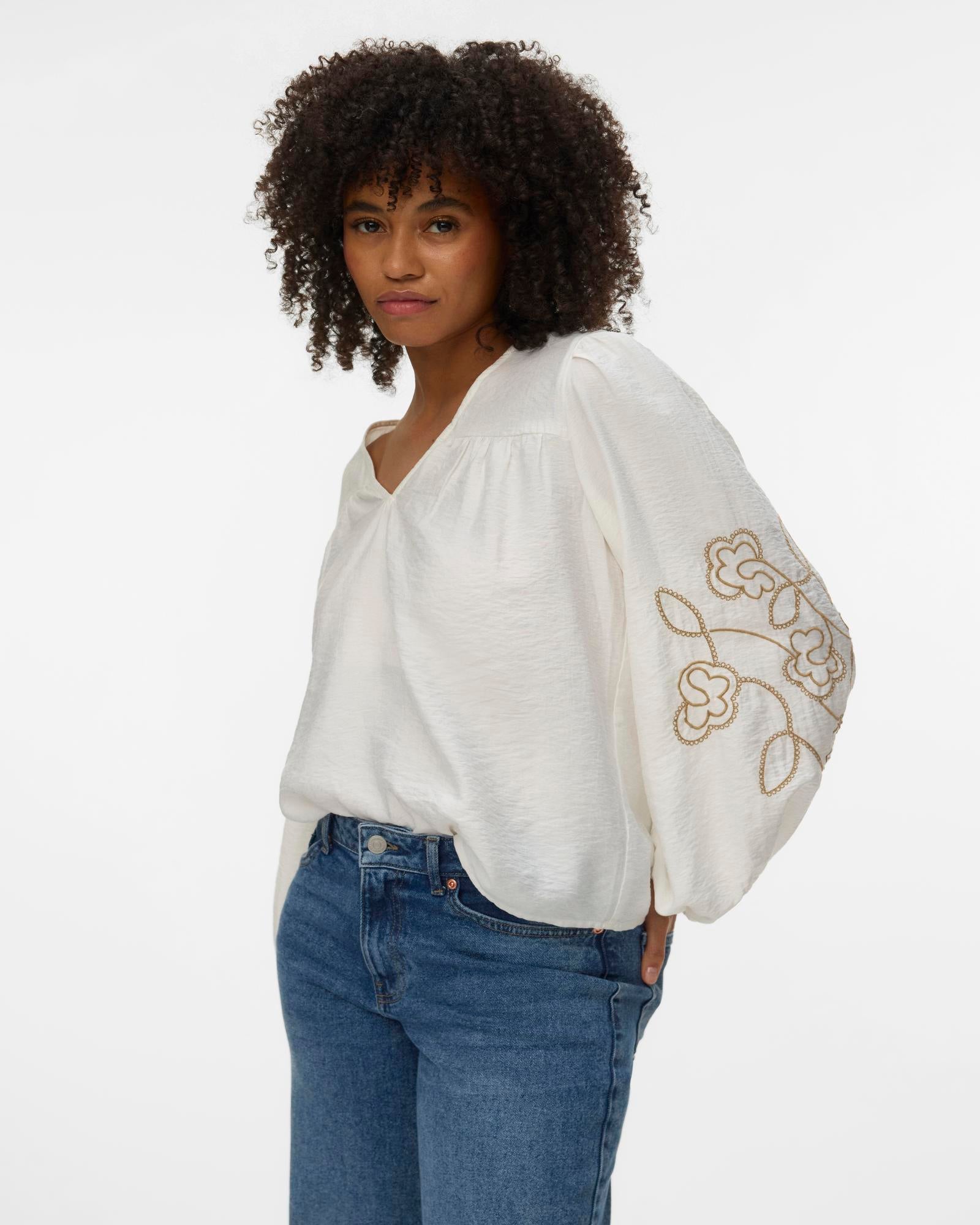 VMANYA EMBROIDERED TOP
